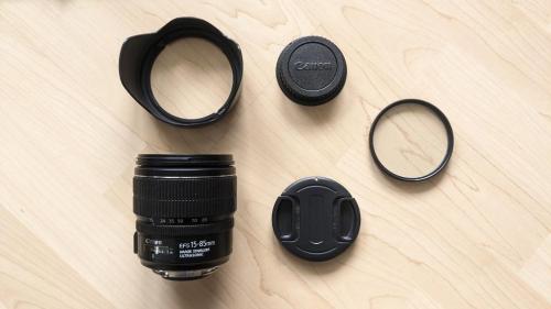 Canon Zoom Objektiv EF-S 15-85 IS USM in Hochdorf - Bild 1