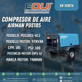 Compresor de aire AIRMAN PDS185, sonora63837093046403120