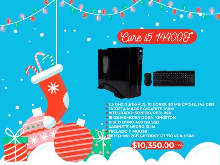 Computadora de escritorio i5 14400F63835263751939120