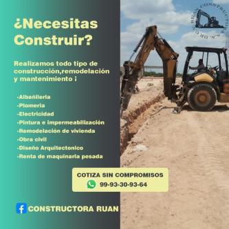 ¡Construimos tus sueños con RUAN Constructora!, Mérida63837095076481120