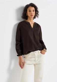 Cordbluse mit Rüschendetails in Aarau - Bild 1