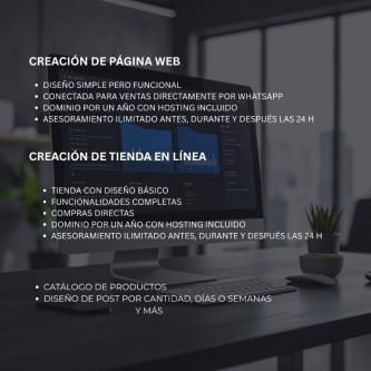 Creation of basic websites at low cost, León63837081360643121