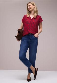 Dropped Shoulder Bluse mit Print in Willisau - Bild 1