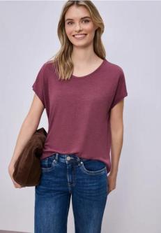 Dropped Shoulder Shirt im Leinen-Look in Solothurn - Bild 1