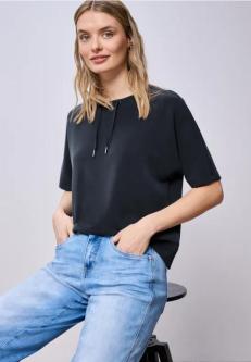 Dropped Shoulder Shirt im Silk-Look in Solothurn - Bild 1