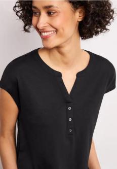 Dropped Shoulder Shirt mit Split Neck in Luzern - Bild 1