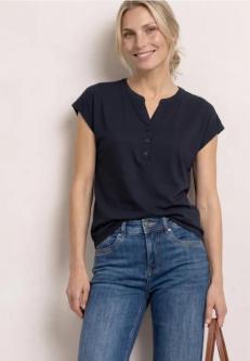 Dropped Shoulder Shirt mit Split Neck in Zürich - Bild 1