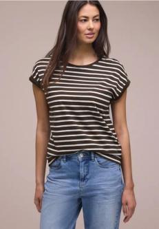 Dropped Shoulder Shirt mit Streifen in Chur - Bild 1