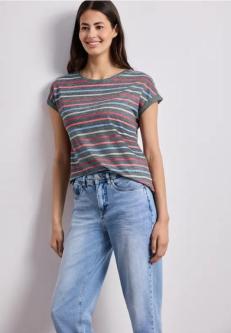Dropped Shoulder Shirt mit Streifen in Willisau - Bild 1