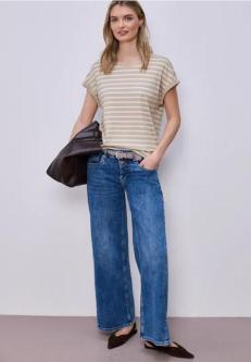 Dropped Shoulder T-Shirt mit Streifen in Oftringen - Bild 1