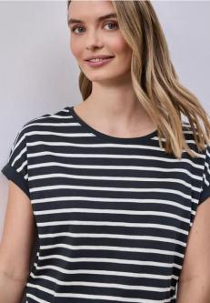 Dropped Shoulder T-Shirt mit Streifen in Luzern - Bild 1