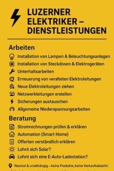 Elektroinstallation & Elektroberatung in Luzern - Bild 2