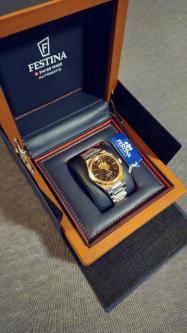 Festina Swiss Made Automatik Herrenuhr/Edelstahl/Rose Gold in Wald - Bild 1