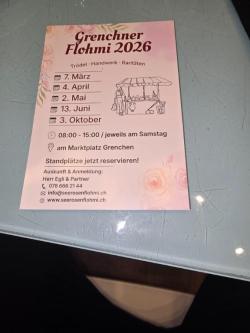 Flohmarkt auf dem Markplatz am 7.3.2026 in Grenchen - Bild 1