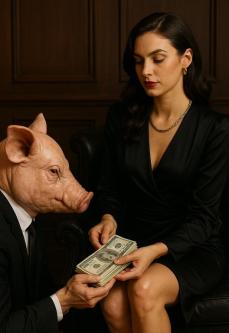 Für Schweine mit Kreditkarte in Küsnacht - Bild 1