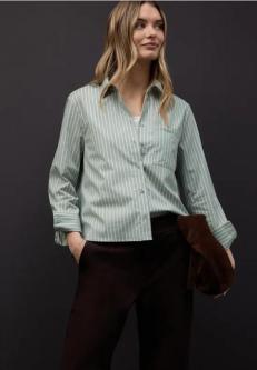 Gestreifte Hemdbluse in Wil - Bild 1
