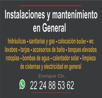 Instalaciones y reparaciones Puebla