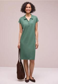 Knielanges Kleid in Unifarbe in Zürich - Bild 1