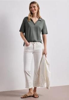 Kurzarm Poloshirt aus Jersey in Winterthur - Bild 1