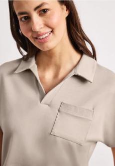 Kurzarm Poloshirt mit Glitzer in Zürich - Bild 1
