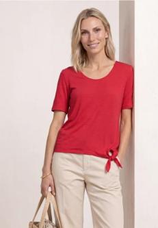 Kurzarm Shirt mit Knotendetail in Liestal - Bild 1