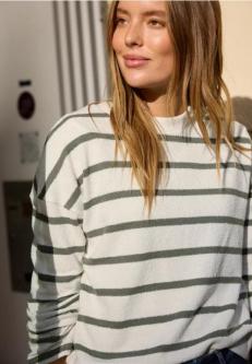 Langarm Shirt mit Rundhals im Loose Fit in St. Gallen - Bild 1