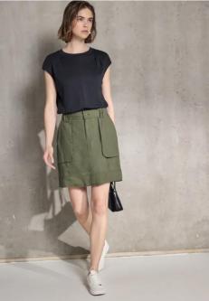 Leinenrock im Cargo-Look in Bern - Bild 1