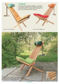 Liegestuhl neu von GEA mit Polster Royal (2x) mit Beistelltisch in Romanshorn - Bild 4