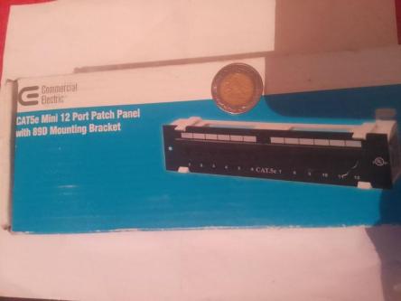 12-PORT CAT5e NETWORK MINI PANEL63835217247107120