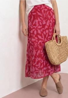 Maxi-Rock aus Chiffon mit Print in Aarau - Bild 1