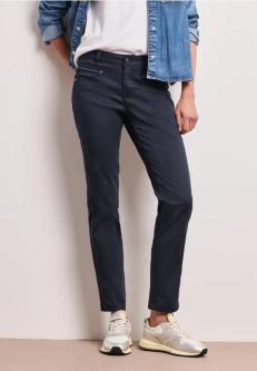 Mid Waist Slim Leg Hose im Satin-Look in Winterthur - Bild 1