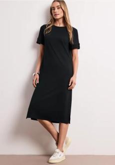 Midi-Kleid mit Rundhals und Knöpfen in Willisau - Bild 1