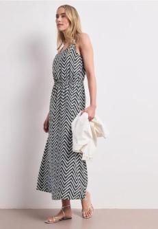 Midi-Kleid mit Zick-Zack-Muster in Bern - Bild 1