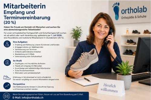 Mitarbeiterin Empfang und Terminvereinbarung (20 ) in Zug - Bild 1