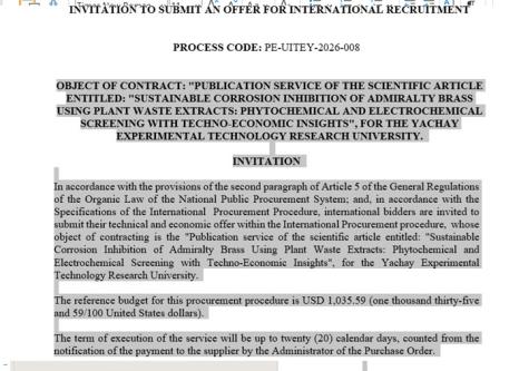 OBJECT OF CONTRACT PUBLICATION SERVICE OF THE SCIENTIFIC ARTIC in Willisau - Bild 1