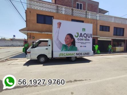 PERIFONEO EN VALLA MOVIL EN HIDALGO, Tizayuca