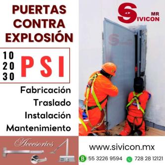 PUERTAS CONTRA EXPLOSIÓN - SIVICÓN63835221296003120