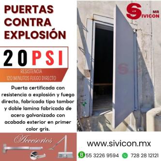 PUERTAS CONTRA EXPLOSIÓN - SIVICÓN63835221296003123
