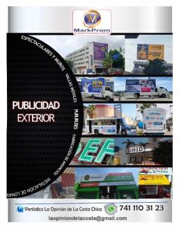 Advertising, loudspeaker announcements, printed materials, activations and more..., Marquelia63835311324547122