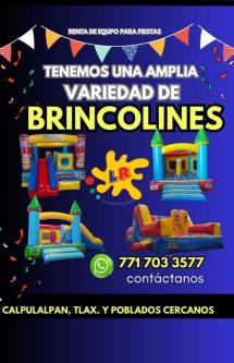 RENTAL OF INFLATABLES AND JUMPING CASTLES CALPULALPAN, Calpulalpan63837121385473122