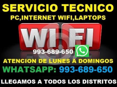 REPARACIONES A INTERNET REPETIDORES WIFI FIBRA OPTICA PCS, Lima64217635852417120