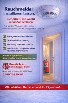 Rauchmelder installieren lassen! in Basel - Bild 1