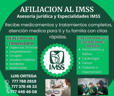 IMSS AFFILIATIONS SERVICE, Cuernavaca63835317532417121