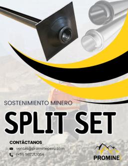 SPLIT SET - TUBO DE FRICION CON ANCLAJE - PROMINE PERU, Lima64206491130881120