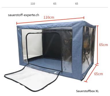 Sauerstoffbox, Grösse XL sehr GROSS von Oxybox, Hunde, Katzen .. in Locarno - Bild 1