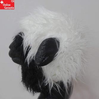 Schaf Maske Walliser Schwarznasenschaf Kostüm Fasnacht Halloween in Brig - Bild 3