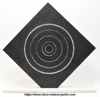 Sculpture Ardoise Marbre et Peinture Argent - Tableau in Landquart - Bild 1