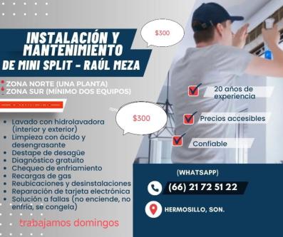 Mini split services 300, Hermosillo63837126535041121