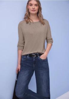 Shirt im Melange-Look in Aarau - Bild 1