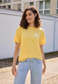 T-Shirt mit Rundhals und Backprint in Basel - Bild 1